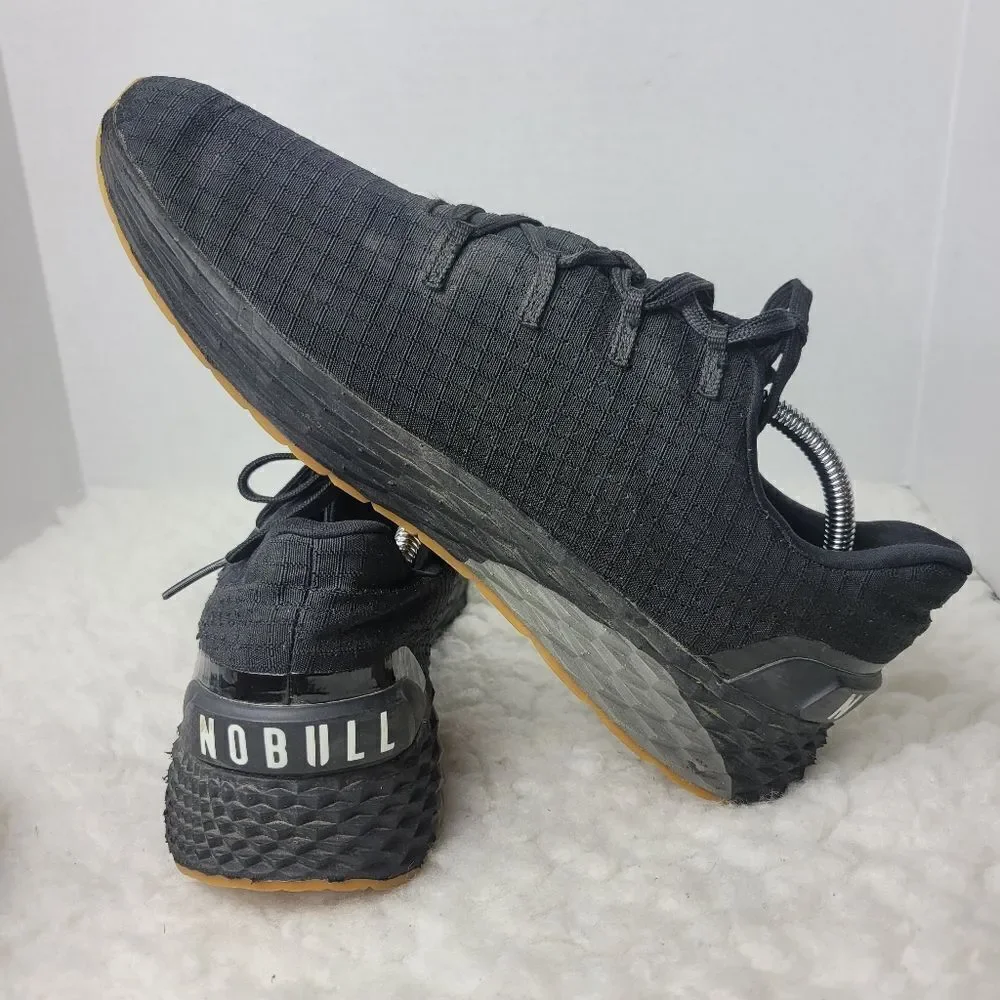 Nobull Ripstop Unisex Shoes Size  M 11 W 12  Runner Black Gum Running Shoes